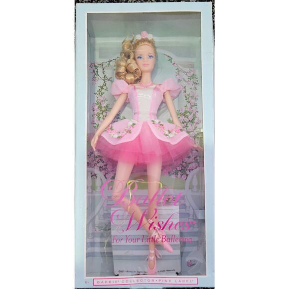 Ballet Wishes Barbie Collector Doll Pink Dress BDH12 BRAND NEW BOX - Picture 1 of 13